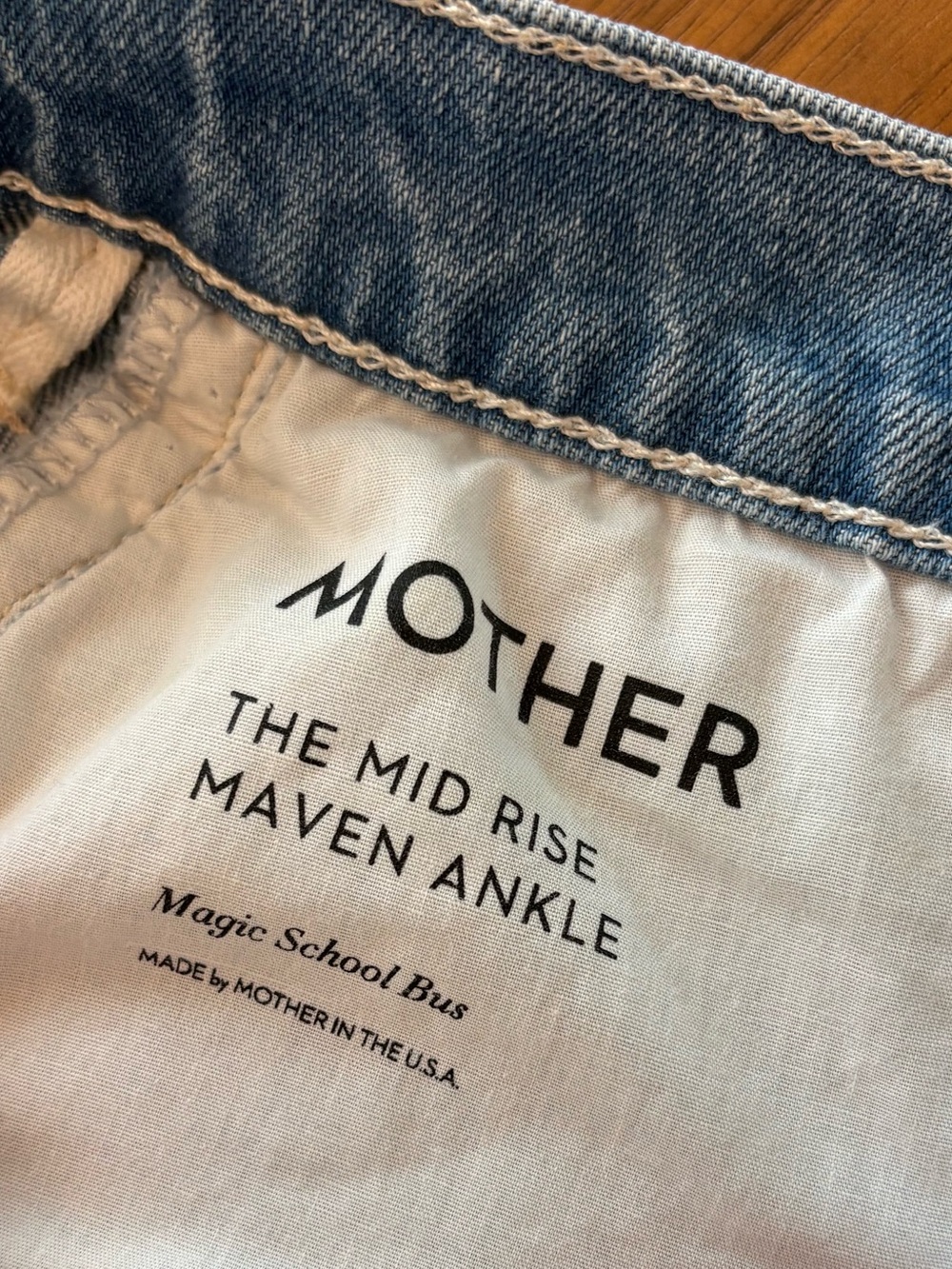 Mother jeans sz 31 worn once